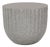 Cove Cement Round Outdoor Side Table For Sale