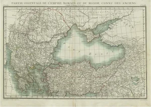 Black Sea and Eastern Mediterranean Map by Aeg, 1802