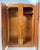 Striking vintage Art Deco wardrobe crafted in spectacular book-matched burl walnut, manufactured by British maker Durable...