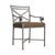Brown Jordan Venetian Arm Chair, Mica frame with Fusion Moccasian fabric For Sale In Jacksonville, FL - Image 6 of 6