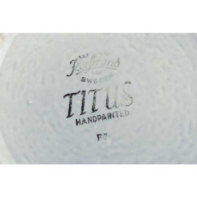 1960s Titus Ceramic Vase in Stoneware by Olle Alberius for Rörstrand, Sweden, 1960s For Sale - Image 5 of 6