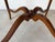 Brown Antique French Neoclassical Flame Mahogany Round Side Table For Sale - Image 8 of 12