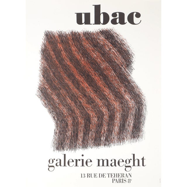 Raoul Ubac, Expo 1972, Lithograph For Sale