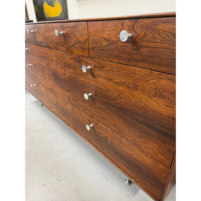 We recently acquired a set of George Nelson Rosewood Thin Edge chests out of an estate. They are vintage 1970’s and still...