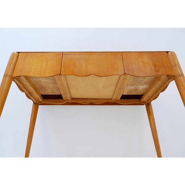 Dressing Table with Mirror, Drop-Leaf Lid and Drawers For Sale - Image 15 of 16