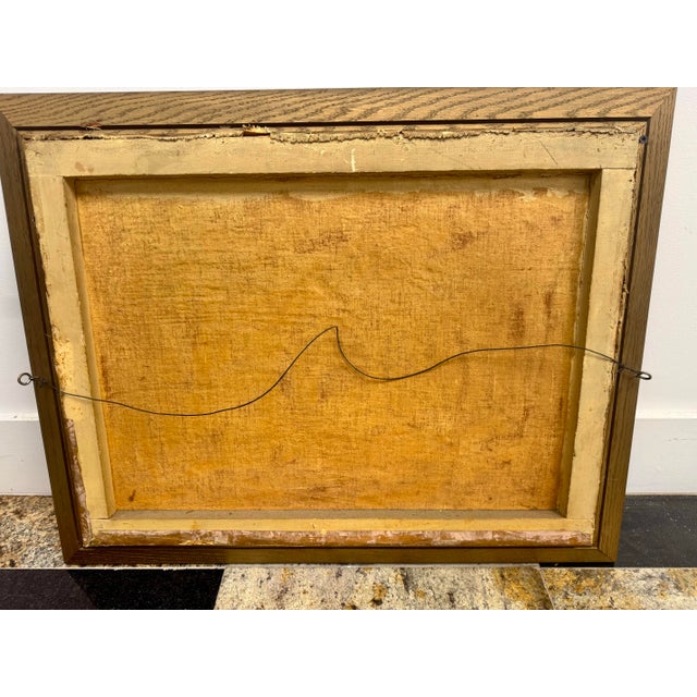 Mid-Century Spanish Bullfighting Oil Painting, Signed and Dated 1958 For Sale - Image 12 of 12
