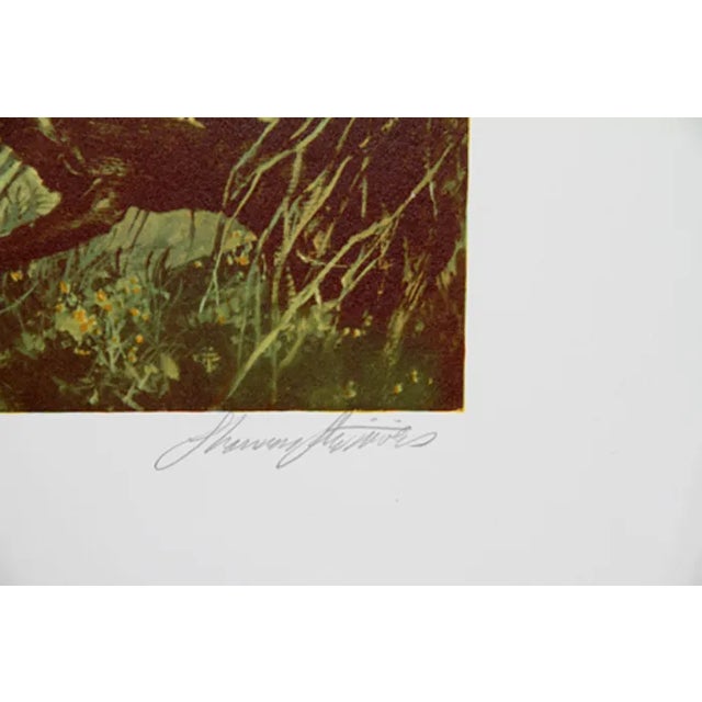 Artist: Shannon Stirnweis, American (1931 - ) Title: Night Chase Year: circa 1980 Medium: Lithograph, signed and numbered...