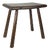19th Century English Primitive Oak Stool For Sale