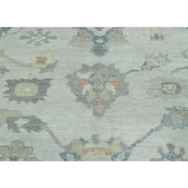 Turkish Oushak Rug 10'1" x 13'9" #18617 For Sale In Houston - Image 6 of 8
