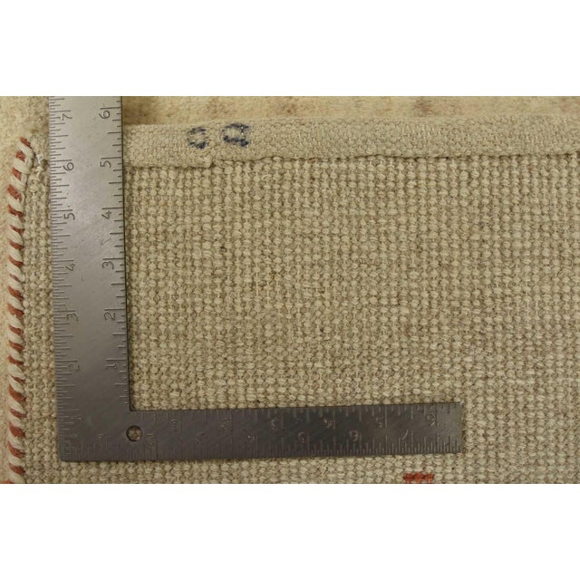 Gabbeh Rug 5’5” X 7’11” Beige Wool Contemporary Hand-Knotted Carpet For Sale - Image 13 of 13