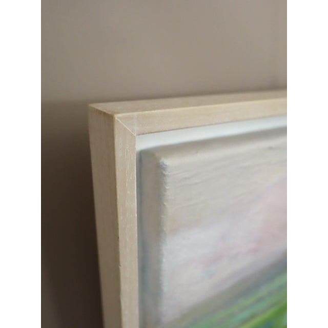 Contemporary Modernist 'Severn Haze' Original Abstract Landscape Oil Painting, Framed For Sale - Image 6 of 12