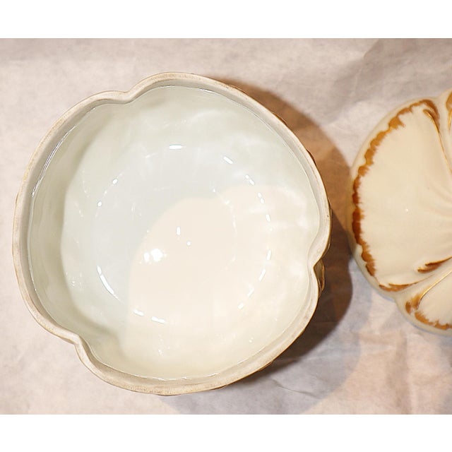 Late 19th Century Late 19th Century Limoges Bisque Glazed Cookie Ginger Jar For Sale - Image 5 of 7