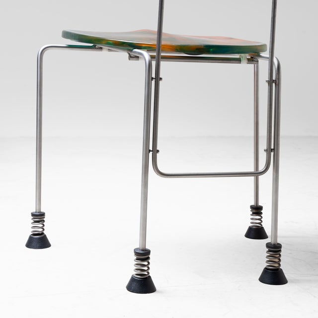 Broadway Chairs by Gaetano Pesce for Bernini, 1980s, Set of 4 For Sale - Image 11 of 18