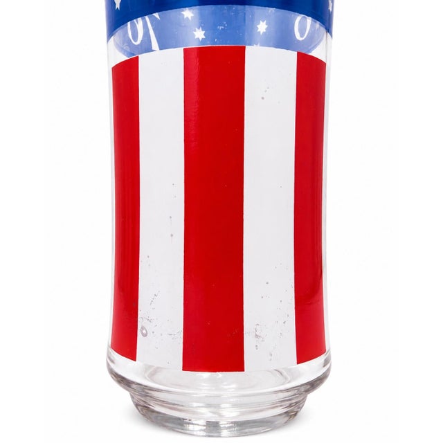 Vintage Set 6 Usa Bicentennial 1776 1976 Highball Glasses Americana Barware For Sale - Image 4 of 10