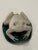 Vintage Italian Glazed Pottery Frog Sculpture For Sale - Image 4 of 9