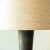 Beige Dark Brown Ceramic Table Lamp with Silk Lampshade attributed to R. Houben, 1970s For Sale - Image 8 of 11