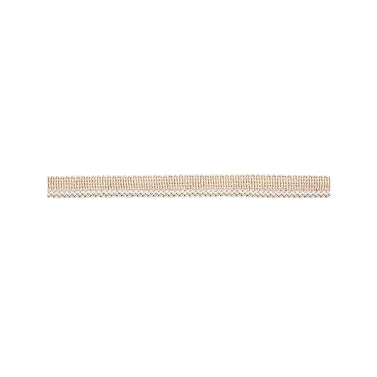 This refined braided lipcord has a silky appearance that is created by virgolino cording, which is formed by wrapping fine...