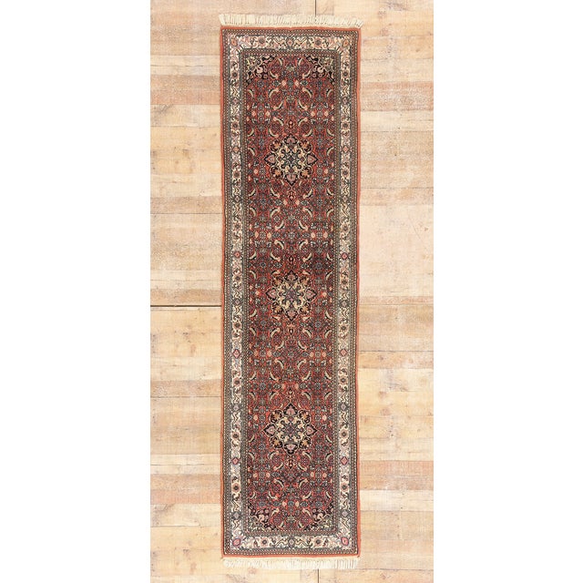 Vintage Indian Bijar Rug Runner, 02'07 X 09'11 For Sale - Image 10 of 10