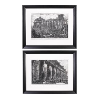 Pair of Large Engravings by Piranesi, 1805 For Sale