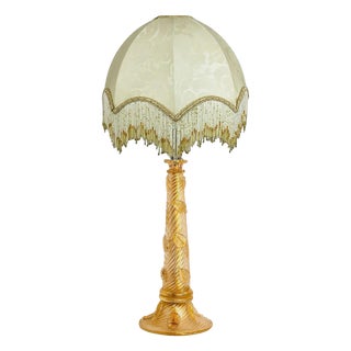Hand Blown Table Lamp attributed to Barovier & Toso, Italy, 1950s For Sale