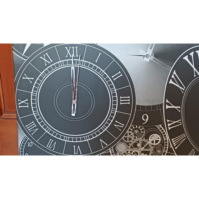 2000 - 2009 Large Italian Clock in Recycled Iron from Arti&Mestieri, 2009, Iron For Sale - Image 5 of 9