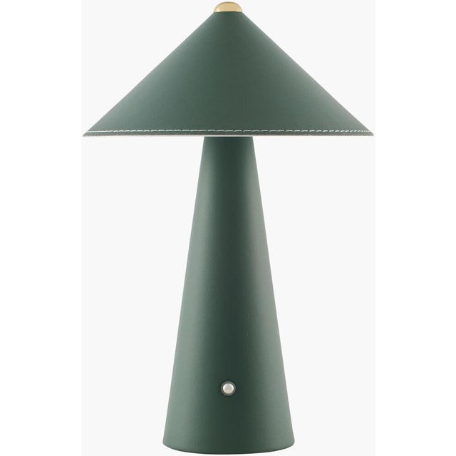 Mid-Century Modern Nomelle Accent Table Lamp Green For Sale - Image 3 of 3
