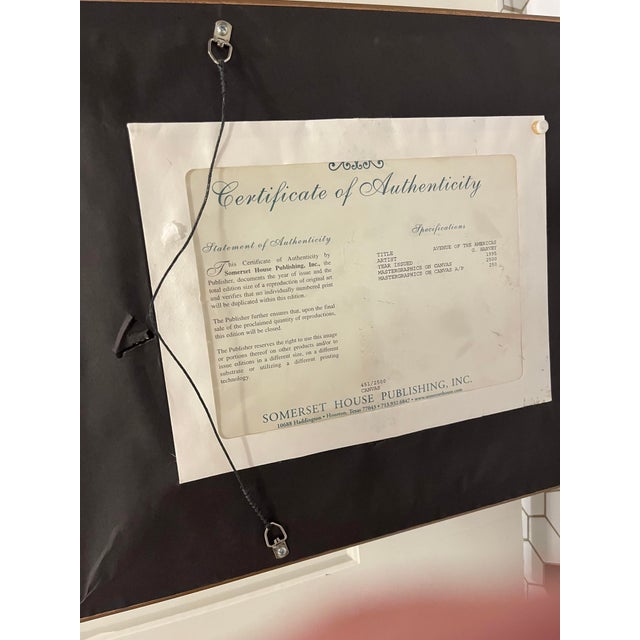 1995 Avenue of the Americas Limited Edition Signed By, G.Harvey For Sale In Oklahoma City - Image 6 of 8