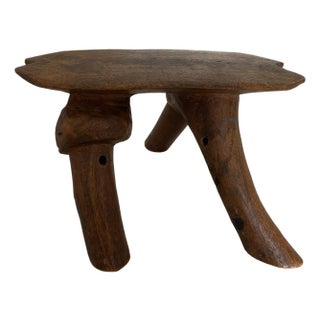 Antique African Wooden Head Rest or Stool For Sale