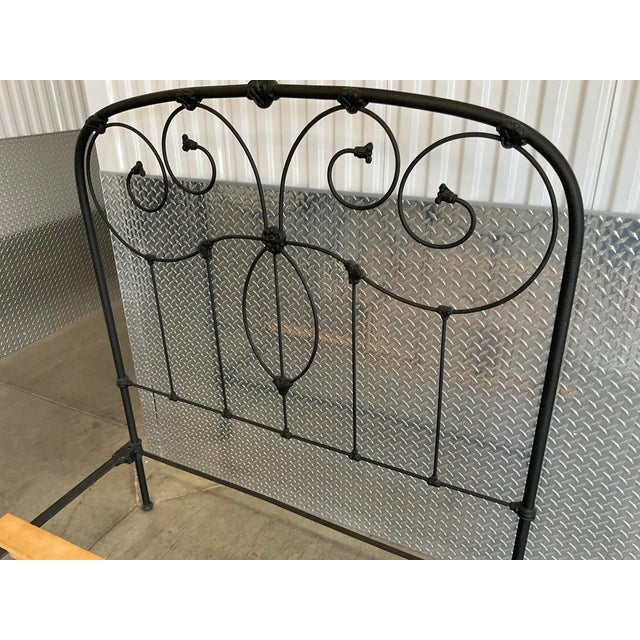 Antique Farmhouse Shabby Chic Cast Iron Queen Bed Frame Chairish