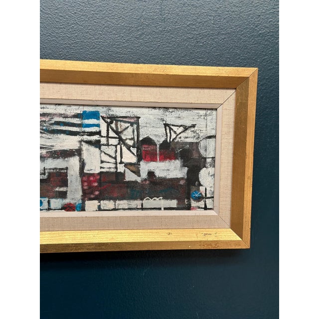Teddy Sempinski, Transition, 1960s, Oil on Canvas, Framed For Sale - Image 9 of 14