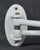 European Mid Century Enamel Double Arm Towel Rack For Sale - Image 6 of 8