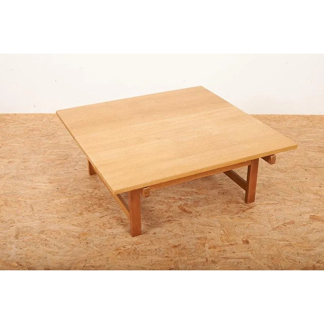Oak Club Table by Hans J. Wegner for Andreas Tuck, 1960s For Sale - Image 3 of 12