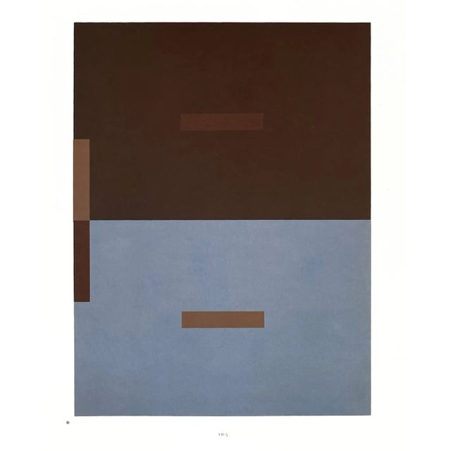 Artist: Josef Albers Country: Germany-USA Title: Plate VII-5 Paper Size: 13.50 x 10.50 inches on Munken Print Cream...