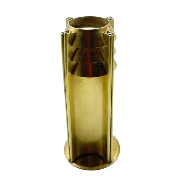 Vintage Baus Haus Hoffman Style Candlestick Holder For Sale - Image 4 of 5