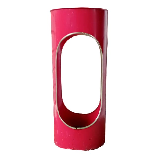 Victorian Umbrella Stand in Brass and Metal For Sale