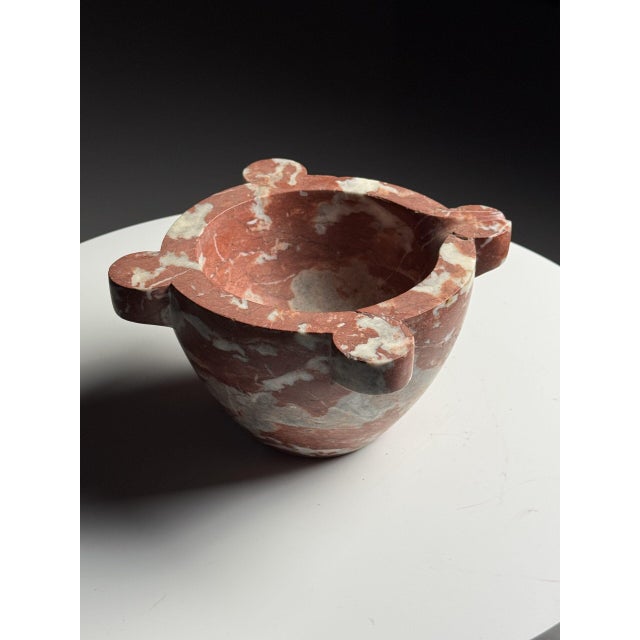 20th Century Red Marble Mortar For Sale - Image 3 of 13