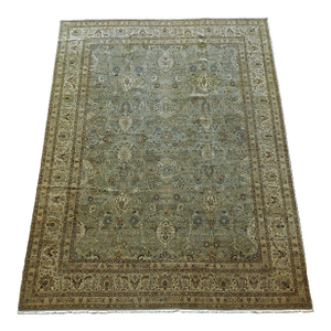 Extra Fine Super Quality Vintage Hand Knotted, Tie Dye Wool Pile Rug.
