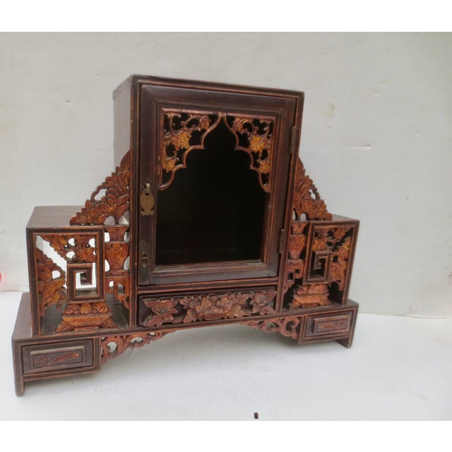 Antique Chinese Home Buddha Altar House For Sale - Image 13 of 14