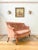 Pink Wingback Sofa, Early 20th Century For Sale - Image 4 of 6