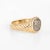 Modern Vintage Bulgari Ancient Coin Ring Monete 18k Yellow Gold Jewellery Jewellery size 5.75 For Sale - Image 3 of 7