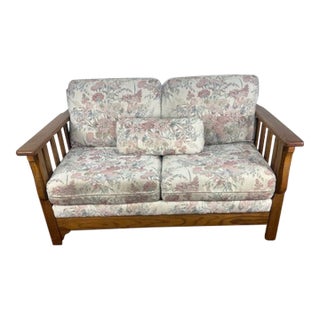 Vintage Cochrane Furniture, Mission Style Love Seat For Sale