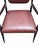1950s Molded Wood and Bordeaux Skai Armchair from Vittorio Dassi, Italy, 1950s For Sale - Image 5 of 11