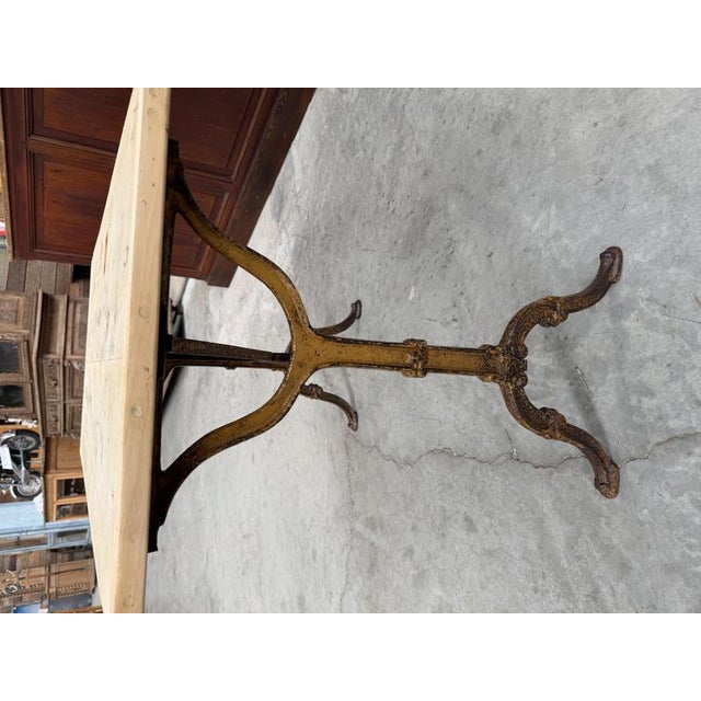 Wood Early 20th Century Bistro Table For Sale - Image 7 of 11