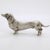 Large Vintage Italian Handmade Silver Dachshund Dog Figurine, Tuscany, Italy, 1950s For Sale - Image 12 of 12