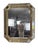 20th Century Italian Neoclassical Églomisé Mirror in White and Gold For Sale - Image 16 of 18