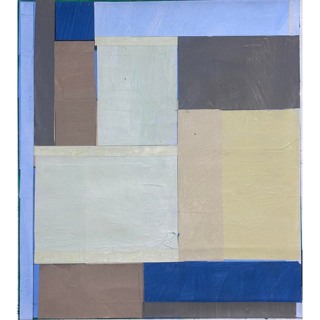 Discover the allure of contemporary art with this stunning 18x20" original collage painting, expertly crafted to bring...