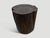 2010s Andrianna Shamaris Charred Teak Wood Tray Side Table For Sale - Image 5 of 6