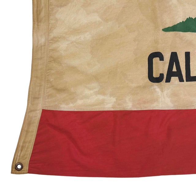 This decorative indoor flag is made from cotton or linen cloth with heavily dyed finish for a more vintage and weathered...