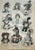 18th Century Vintage 18th Century French Coiffure Etching For Sale - Image 5 of 12