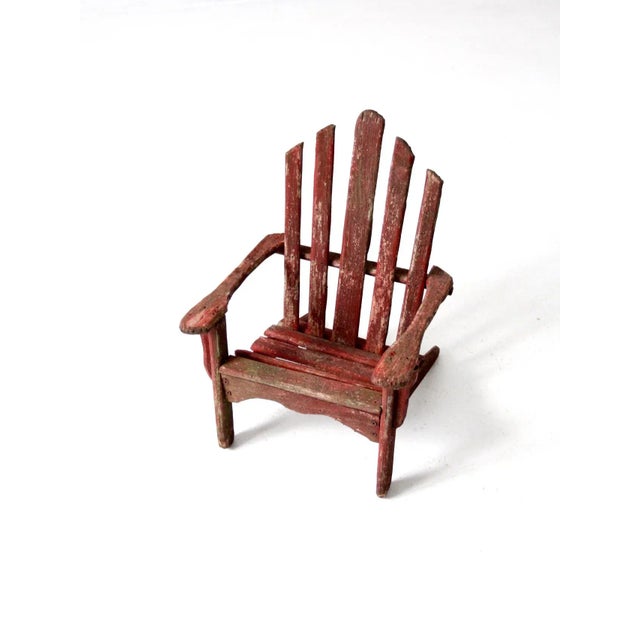Vintage Children's Adirondack Chair For Sale - Image 4 of 9